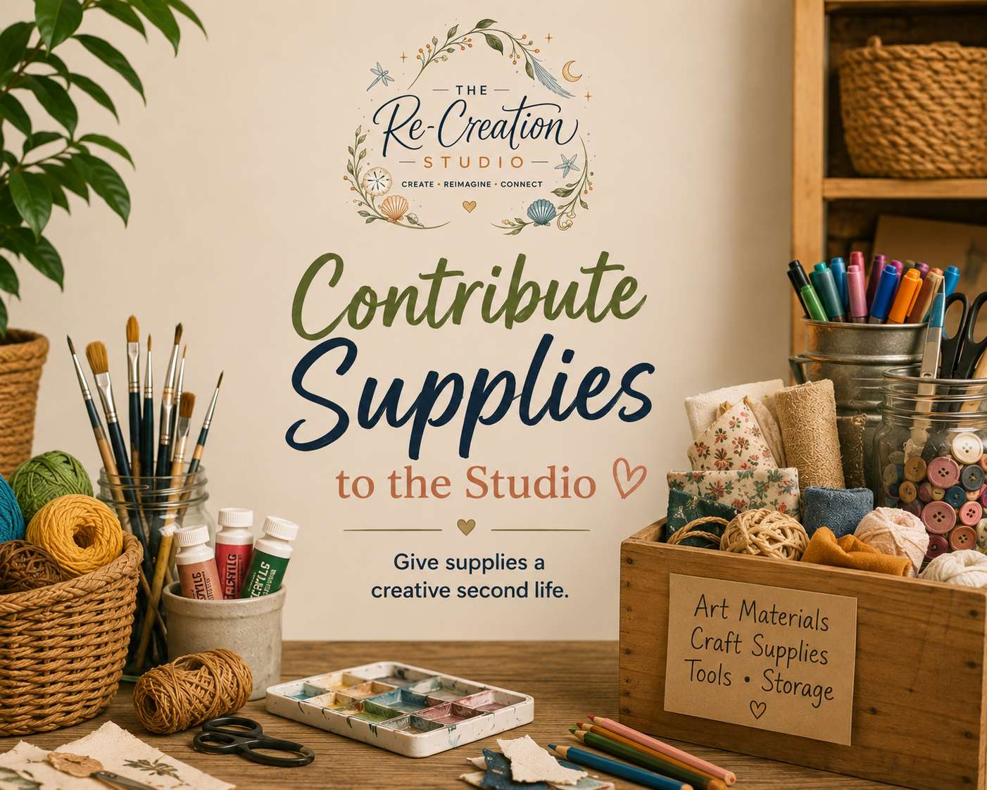 Contribute Supplies to the Studio
