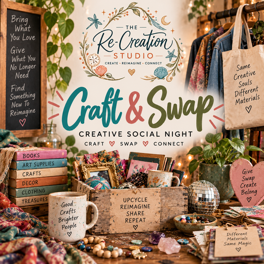 Craft & Swap ♻️ | Creative Social Night #3 | Friday, November 13 @ 7–10 PM