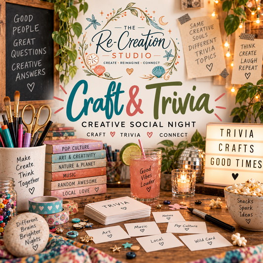 Craft & Trivia 🧠 | Creative Social Night #4 | Friday, December 18 @ 7–10 PM