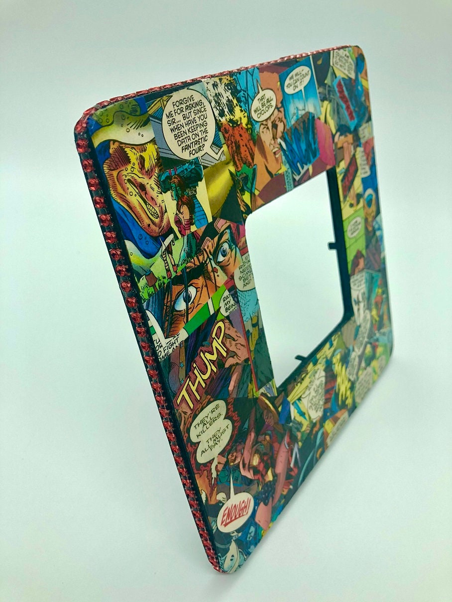 Comic Book Frame, Comic Book Art, Marvel, DC, Superheros, Unique Gifts, Birthday Gifts, Gifts For Him, Gifts For Her, Gifts For Kids