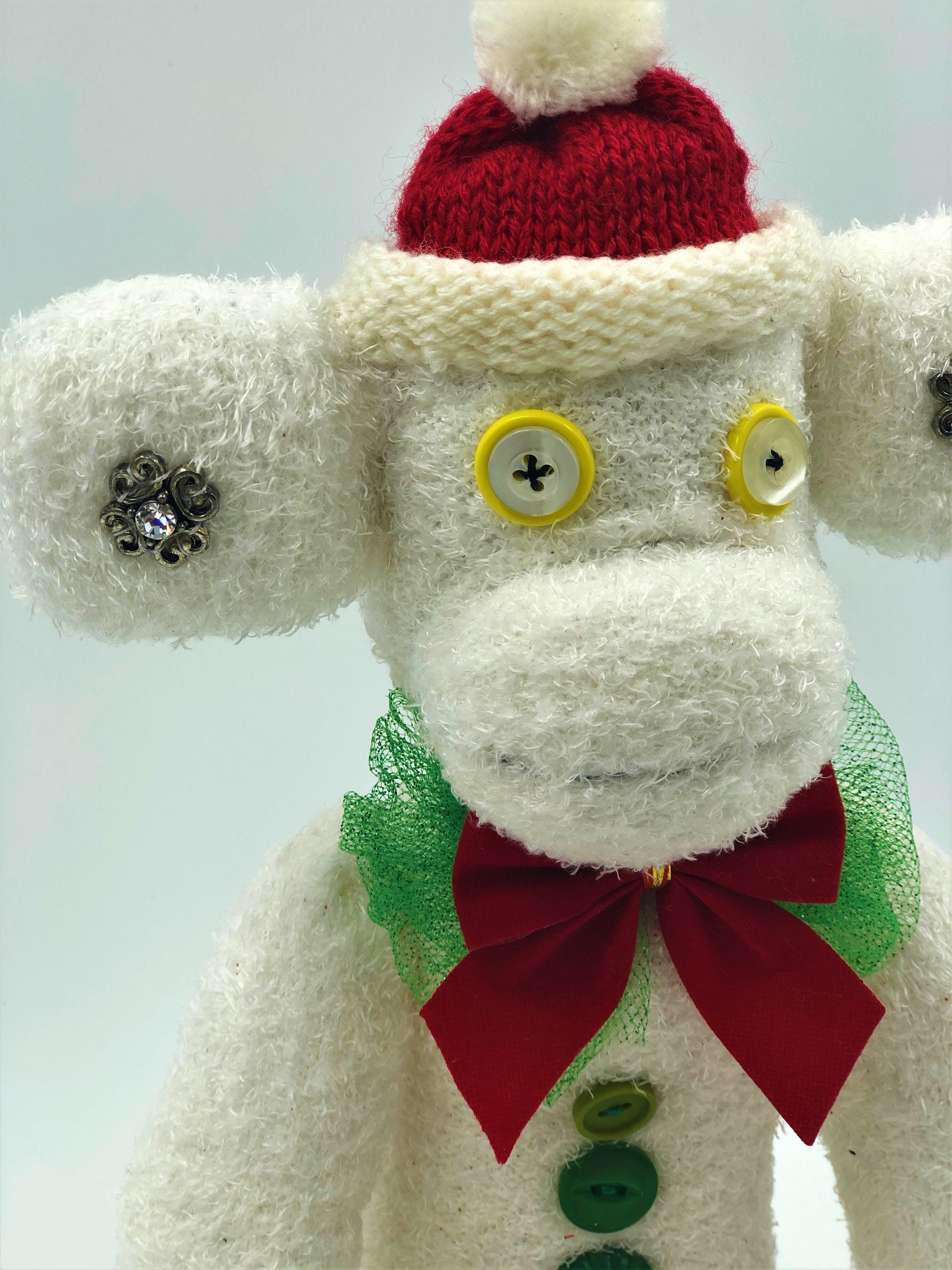 Jingle Monkey – Christmas Sock Monkey Plush