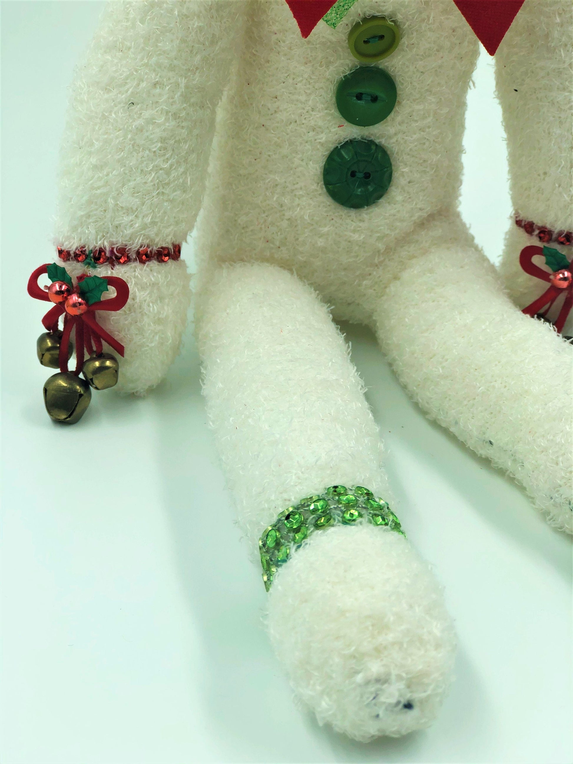 Jingle Monkey – Christmas Sock Monkey Plush