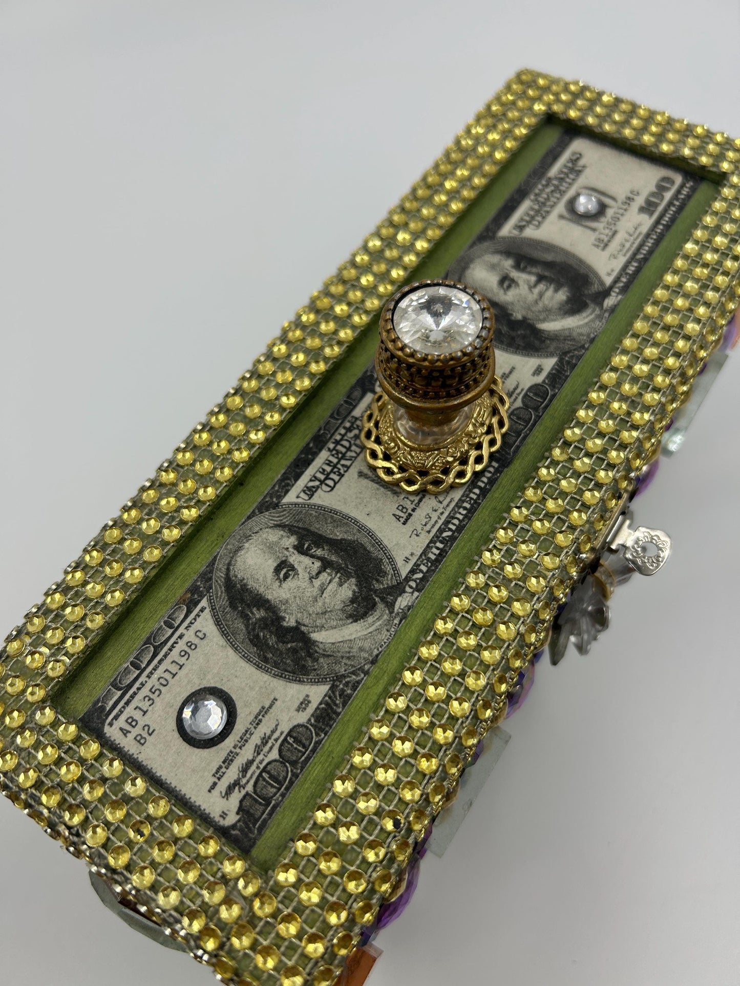 Money Wish Box | Upcycled Altar Box, Spiritual Decor