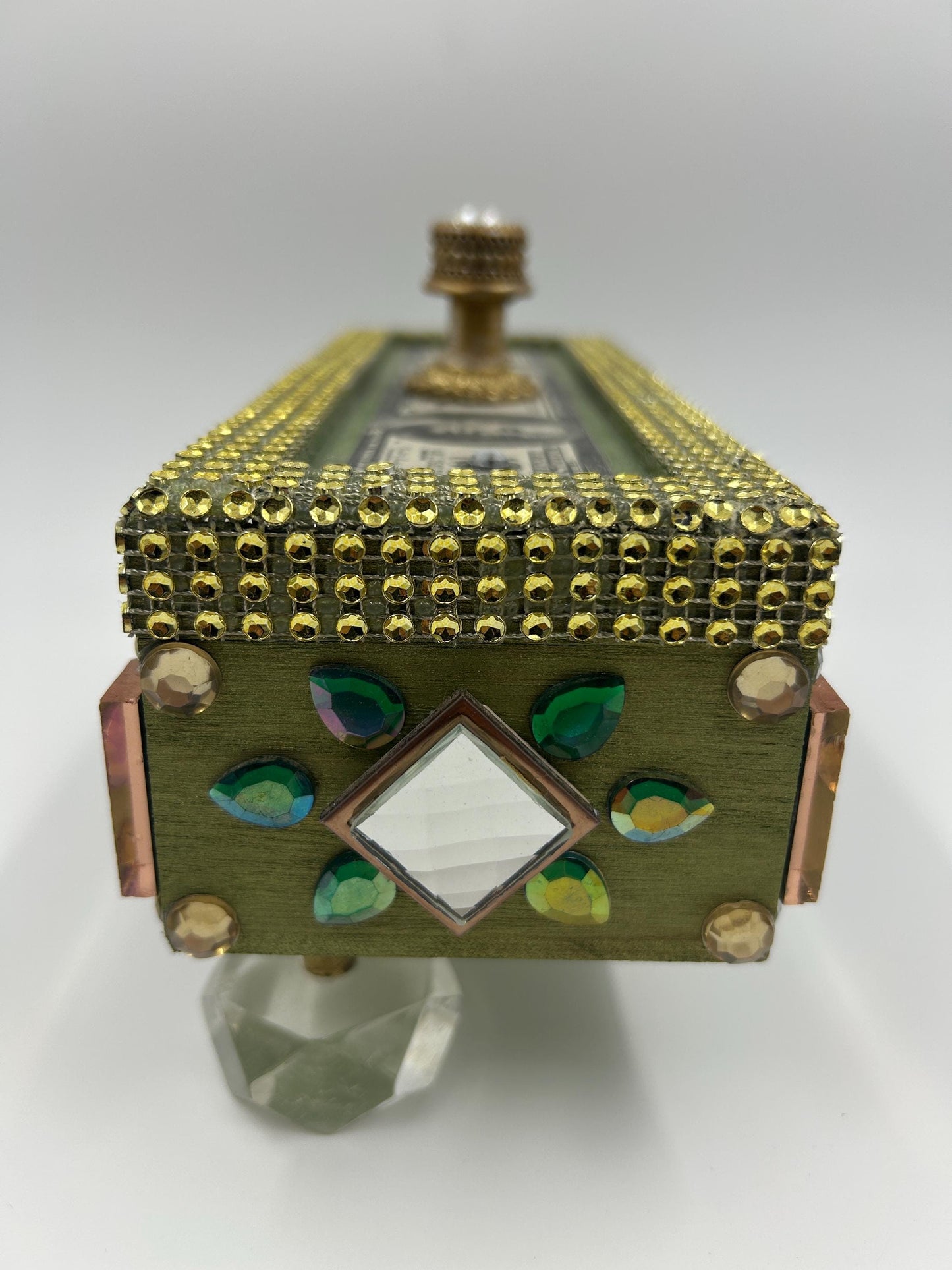 Money Wish Box | Upcycled Altar Box, Spiritual Decor
