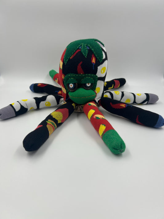 Handmade Upcycled Sock Octopus Plush – Food Lover Gift